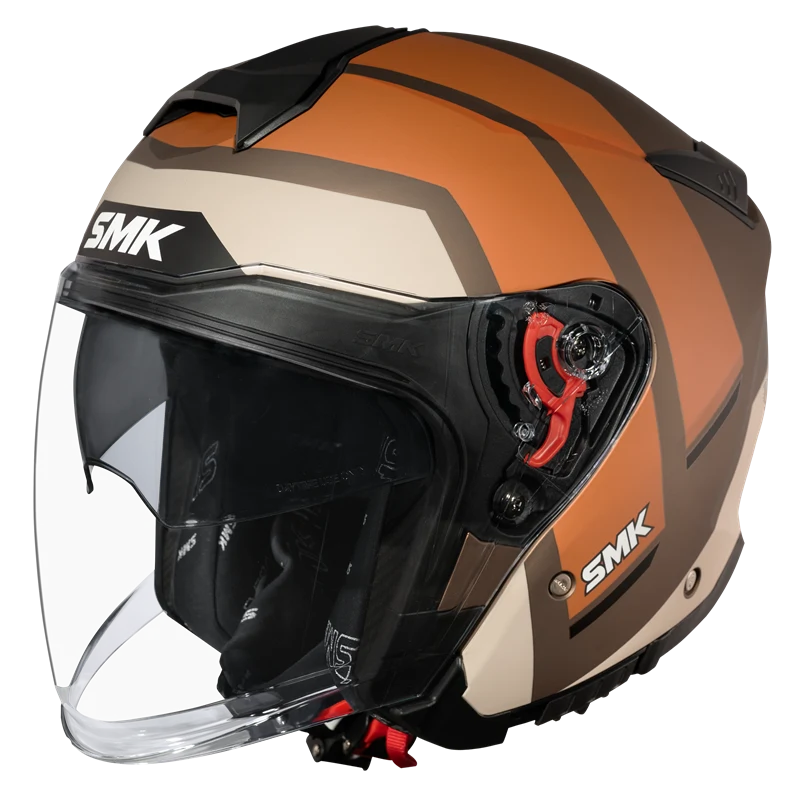 SMK GTJ Rover Open Face Helmet MA 771 stylish touring helmet with wide visor and sun visor