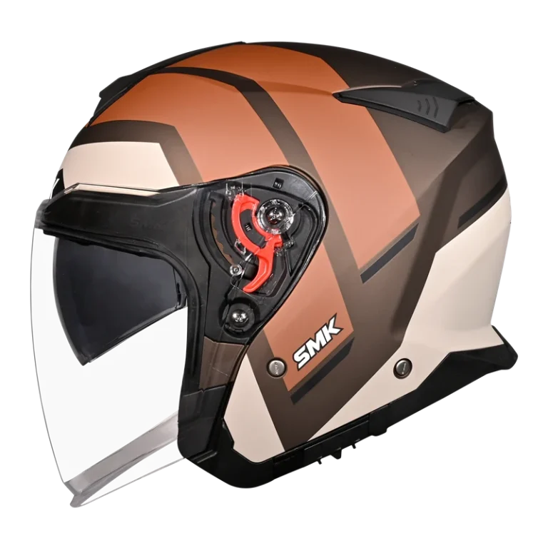 SMK GTJ Rover Open Face Helmet MA 771 stylish touring helmet with wide visor and sun visor