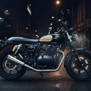 SS Motocorp 2x2 Full System Exhaust Fat Cans for Royal Enfield Interceptor 650 Continental GT 650