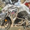 BS Auto Crash Guard for Suzuki V-Strom chrome stainless steel with sliders