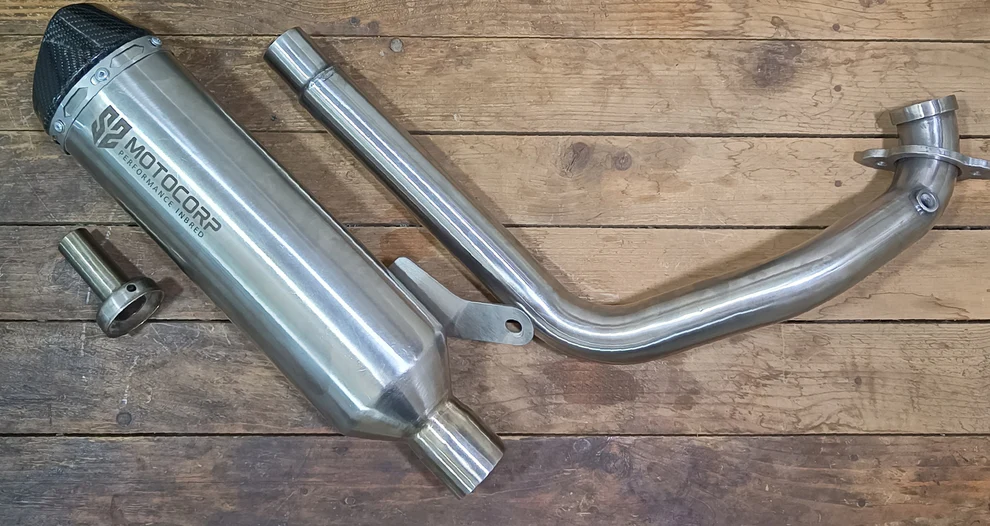 SS Motocorp Full System Exhaust- Royal Enfield Himalayan 450 - Image 3