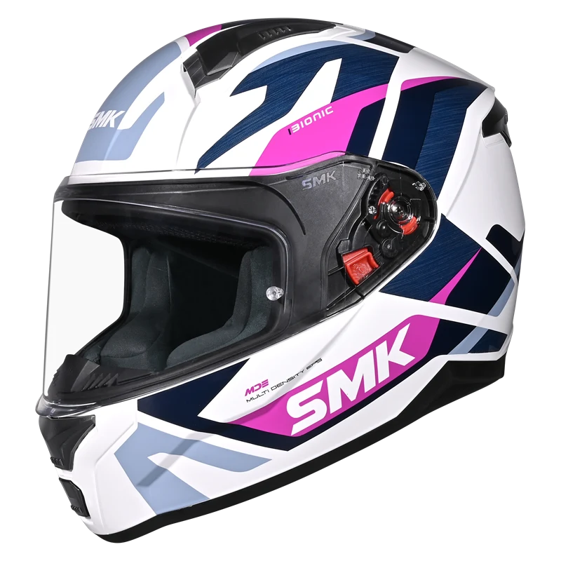 SMK Bionic Adult Kore Full Face Helmet GL 159 with Pinlock ready visor and ventilation system