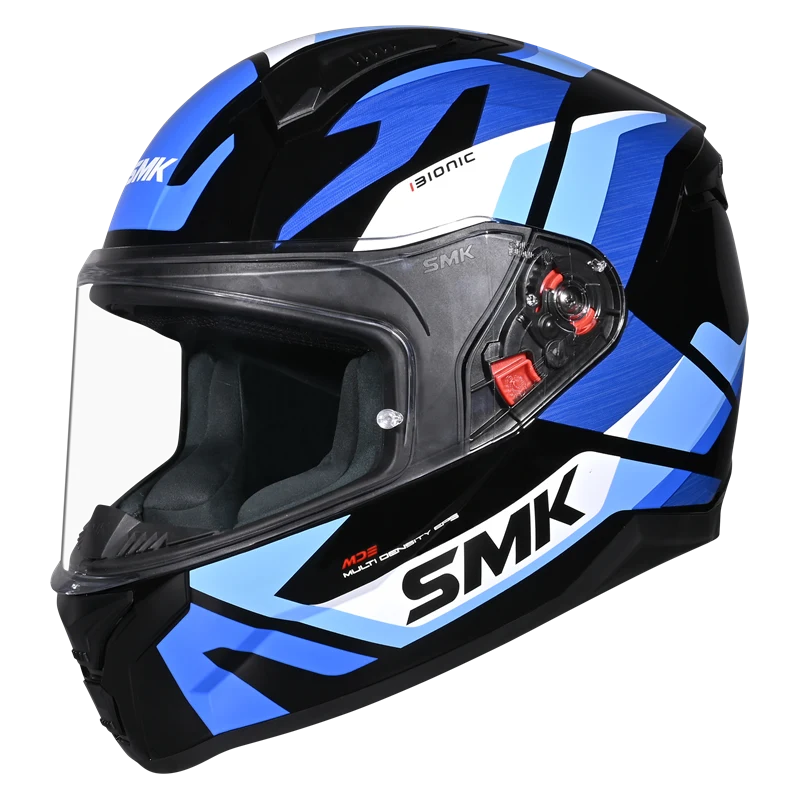 SMK Bionic Adult Kore GL251 Full Face Motorcycle Helmet with Pinlock Ready Visor