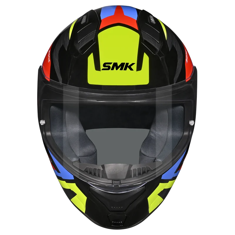 SMK Bionic Adult Kore Full Face Helmet GL254 with Pinlock Ready Visor