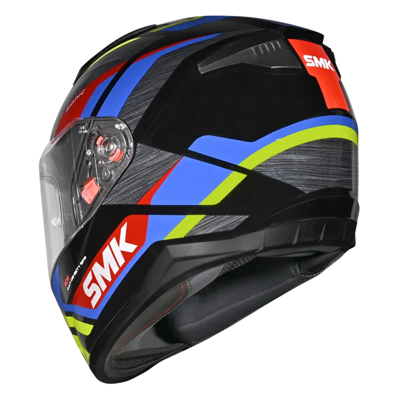 SMK Bionic Adult Kore Full Face Helmet GL254 with Pinlock Ready Visor