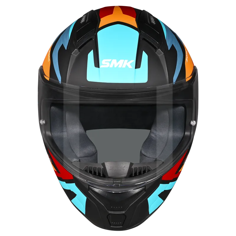 SMK Bionic Adult Kore Full Face Helmet MA253 with Pinlock Ready Visor and Ventilation System