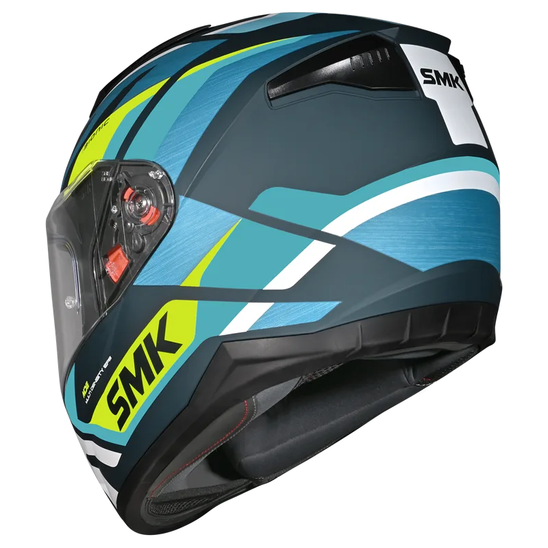 SMK Bionic Adult Kore MA 854 full face motorcycle helmet with ventilation and Pinlock ready visor