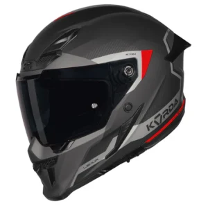 Korda Icon Lemur Matt Red Full Face Helmet with Dual Visor and ECE 22.06 Certification