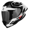 Korda Sonic GP Flash Helmet White full face helmet with dual visor and ECE 22.06 certification
