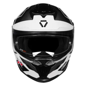 Korda Sonic GP Flash Helmet White full face helmet with dual visor and ECE 22.06 certification