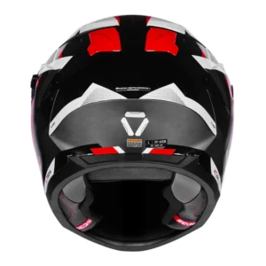 Korda Sonic GP Flash Helmet Red full face helmet with dual visor and ECE 22.06 certification