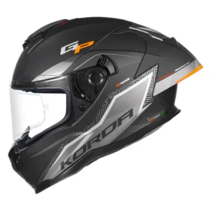 Korda Sonic GP Rapide Orange Full Face Helmet with Dual Visor and ECE 22.06 Certification