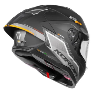 Korda Sonic GP Rapide Orange Full Face Helmet with Dual Visor and ECE 22.06 Certification