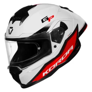 Korda Sonic GP Rapide Helmet Red full face dual visor ECE 22.06 certified helmet