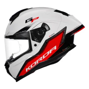 Korda Sonic GP Rapide Helmet Red full face dual visor ECE 22.06 certified helmet