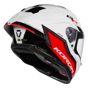Korda Sonic GP Rapide Helmet Red full face dual visor ECE 22.06 certified helmet