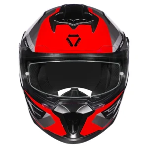 Korda Sonic GP Roadlion Helmet Gloss Red dual visor full face helmet