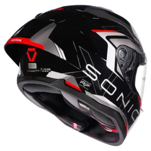 Korda Sonic GP Roadlion Helmet Gloss Red dual visor full face helmet