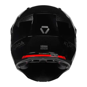 Korda StormTrooper Solid Helmet Gloss Black 4 in 1 ECE 22.06 certified motorcycle helmet