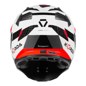 Korda StormTrooper Xoe Helmet Red 4 in 1 modular full face open face helmet