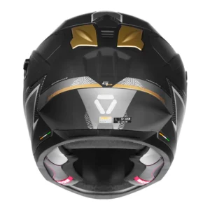 Korda Sonic GP Rapide Helmet Gold full face helmet with dual visor and ECE 22.06 certification