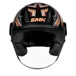 SMK Laminar Starz Open Face Helmet GL 276 with dual visor stylish urban riding helmet