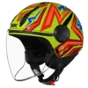 SMK Laminar Starz Open Face Helmet GL435 stylish urban riding helmet with dual visor