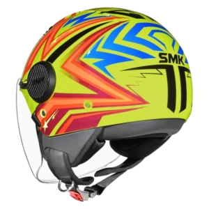 SMK Laminar Starz Open Face Helmet GL435 stylish urban riding helmet with dual visor