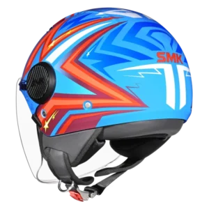 SMK Laminar Starz Open Face Helmet GL535 with dual visor stylish urban riding helmet