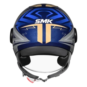 SMK Laminar Starz Open Face Helmet GL565 with long visor stylish urban riding helmet