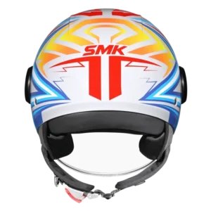 SMK Laminar Starz Open Face Helmet GL 654 with dual visor stylish urban riding helmet