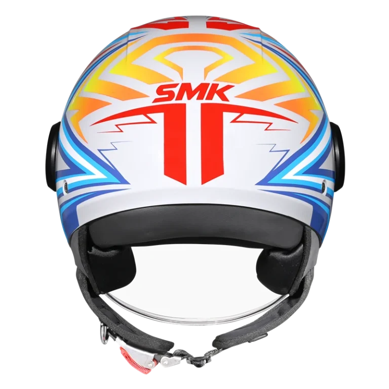 SMK Laminar Starz Open Face Helmet GL 654 with dual visor stylish urban riding helmet
