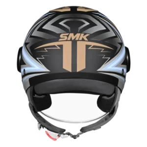 SMK Laminar Starz Open Face Helmet MA257 stylish open face urban riding helmet with visor