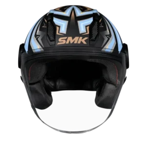 SMK Laminar Starz Open Face Helmet MA257 stylish open face urban riding helmet with visor