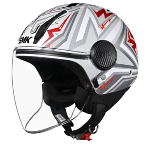 SMK Laminar Starz Open Face Helmet MA 663