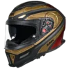 SMK AGNAR CYBORG HELMET GL 237 RED CHROME