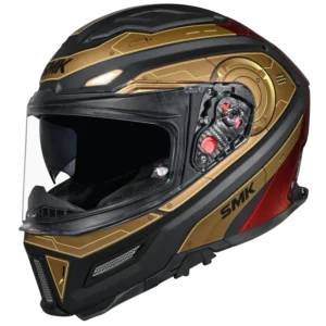 SMK AGNAR CYBORG HELMET GL 237 RED CHROME