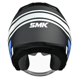 SMK GTJ Rambler Open Face Helmet MA256 with retractable sun visor and wide anti-scratch visor
