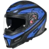 SMK Agnar Cyborg MA 265 Full Face Motorcycle Helmet with Sun Visor