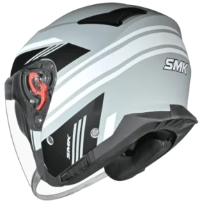 SMK GTJ Rambler Open Face Helmet MA 621 with wide visor and retractable sun visor