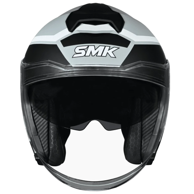SMK GTJ Rambler Open Face Helmet MA 621 with wide visor and retractable sun visor