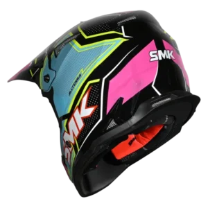 SMK Allterra Maverix Off Road Helmet GL 259 with dual shell and wide goggle opening