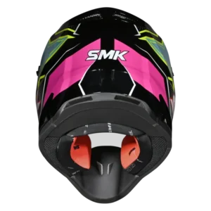 SMK Allterra Maverix Off Road Helmet GL 259 with dual shell and wide goggle opening