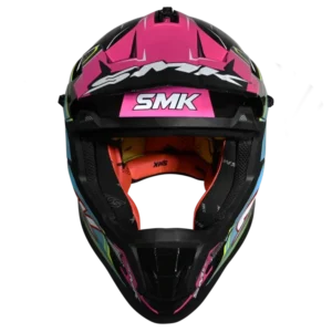 SMK Allterra Maverix Off Road Helmet GL 259 with dual shell and wide goggle opening