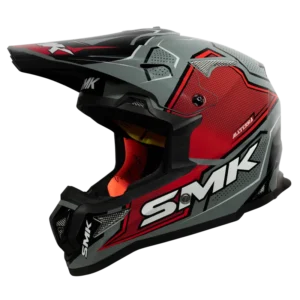 SMK Allterra Maverix GL 632 Offroad MX Helmet with wide visor and ventilation