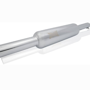 Moto Torque Moto Bottle Chrome Exhaust Chrome Finish for Royal Enfield UCE Models