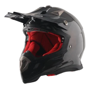 Axor MX Carbon Helmet Black Carbon lightweight motocross helmet with carbon fiber shell