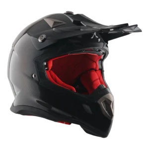 Axor MX Carbon Helmet Black Carbon lightweight motocross helmet with carbon fiber shell