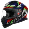 SMK Nova Track Helmet GL 268 full face motorcycle helmet with Pinlock ready visor