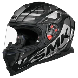 SMK Nova Track Helmet MA 266 Full Face Motorcycle Helmet with Pinlock Ready Visor